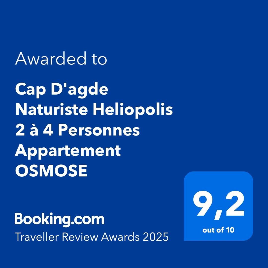 Cap D'Agde Naturiste Heliopolis 2 A 4 Personnes Appartement Osmose Zewnętrze zdjęcie